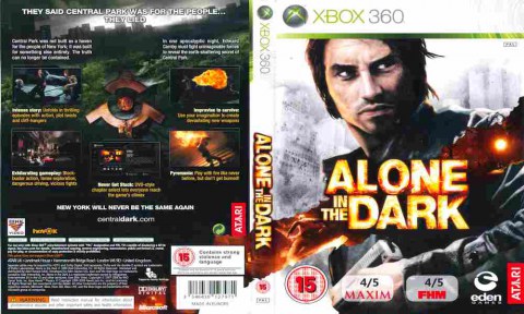 Игра ALONE in the DARK, Xbox 360, 176-164, Баград.рф